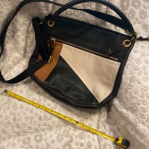 Fossil Crossbody Shoulder Patchwork Leather Purse